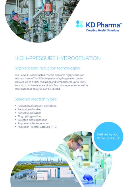 High Pressure Hydrogenation